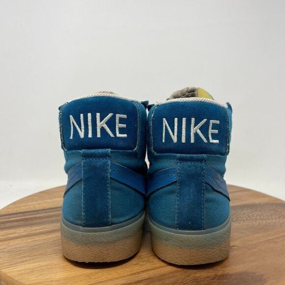 Nike SB Zoom Blazer Premium Mid PRM Plus Green Teal Gum Sneakers Shoes Mens 10.5 - Picture 4 of 8